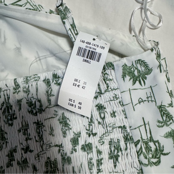 NWT Abercrombie & Fitch Tropical One Shoulder Shirt - Picture 5 of 6